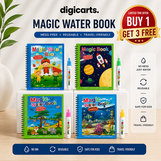 Magic Water Adventure Book with Refillable Pens [BUY 1 GET 3 FREE]